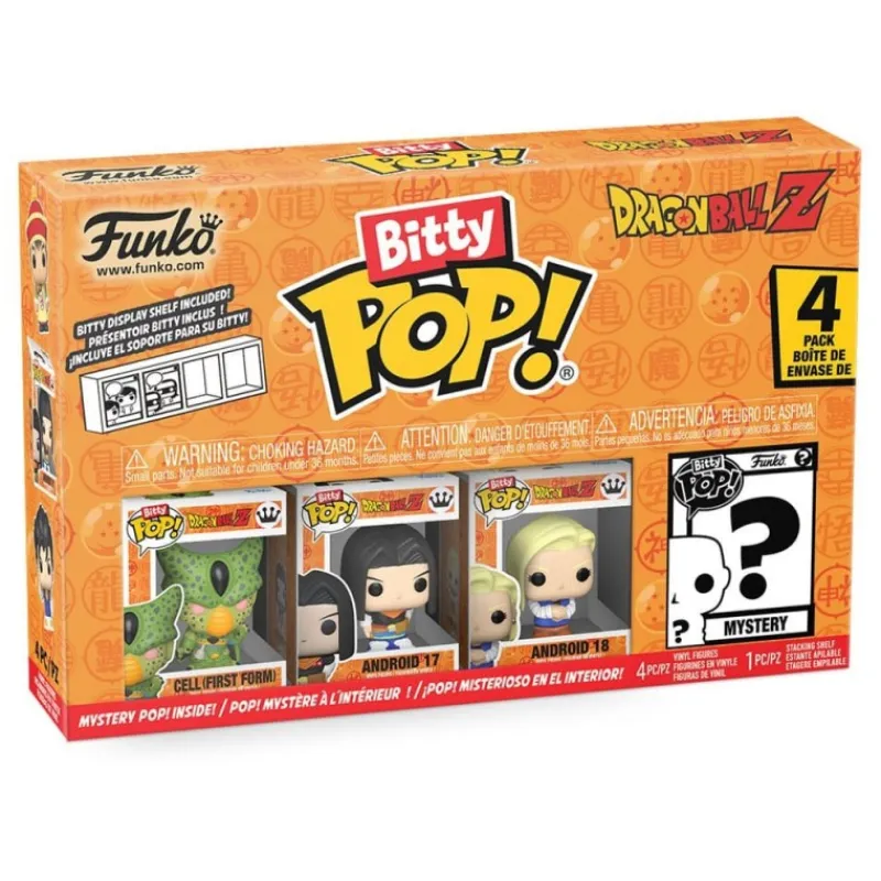 Funko Figuras Dragon Ball^Dragon Ball Pack de 4 Figuras Bitty POP! Vinyl Series 2