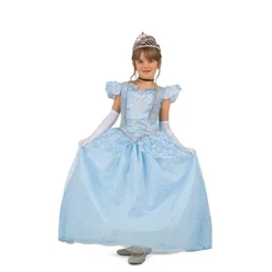 Disfrazzes Disfraces Infantiles|Disfraces Disney^Encantador Disfraz de Princesa Azul Celeste para Niña
