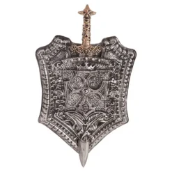 Disfrazzes Armas, Espadas Y Escudos Disfraces|Disfraces Series^Escudo y Espada con Cruz de 32x63 cm