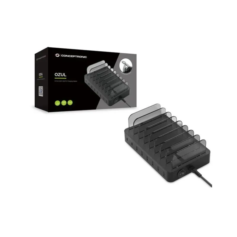 Hot Estación de Carga USB OZUL02B con Power Delivery Descuentos Gaming|Accesorios Nintendo Switch