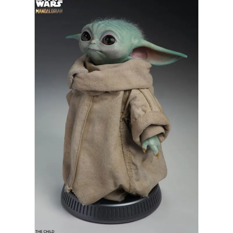 Sideshow Collectibles The Mandalorian|Regalos Star Wars Por Personaje ^Estatua 1:1 Baby Yoda Grogu The Mandalorian 42 cm