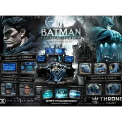 Clearance Estatua Batman Tactical Throne Ultimate Bonus Version 57 cm DC Comics Regalos De Superhéroes Dc|Figuras Dc