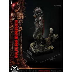 Prime 1 Studio Alien Y Predator^Estatua Berserker Predator Deluxe 100 cm con LED
