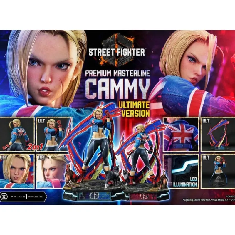 Discount Estatua Cammy Ultimate Premium Masterline 1/4 de Street Fighter Descuentos Gaming
