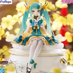 Hot Estatua de PVC Noodle Stopper Hatsune Miku 2025 Chinese New Year Ver. 14 cm Figuras
