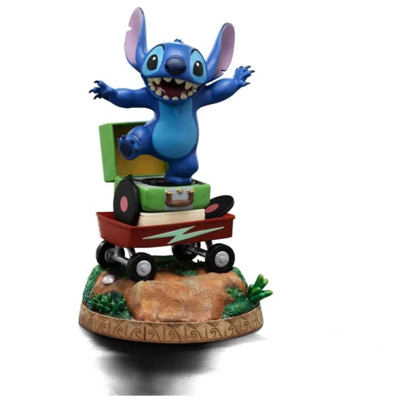 Iron Studios Películas Y Personajes De Disney ·Lilo Y Stitch|Figuras Disney De Colección ^Estatua de Stitch 1/10 Art Scale 17 cm de