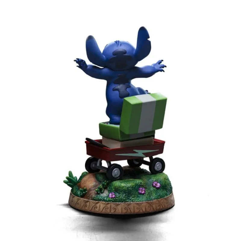 Iron Studios Películas Y Personajes De Disney ·Lilo Y Stitch|Figuras Disney De Colección ^Estatua de Stitch 1/10 Art Scale 17 cm de