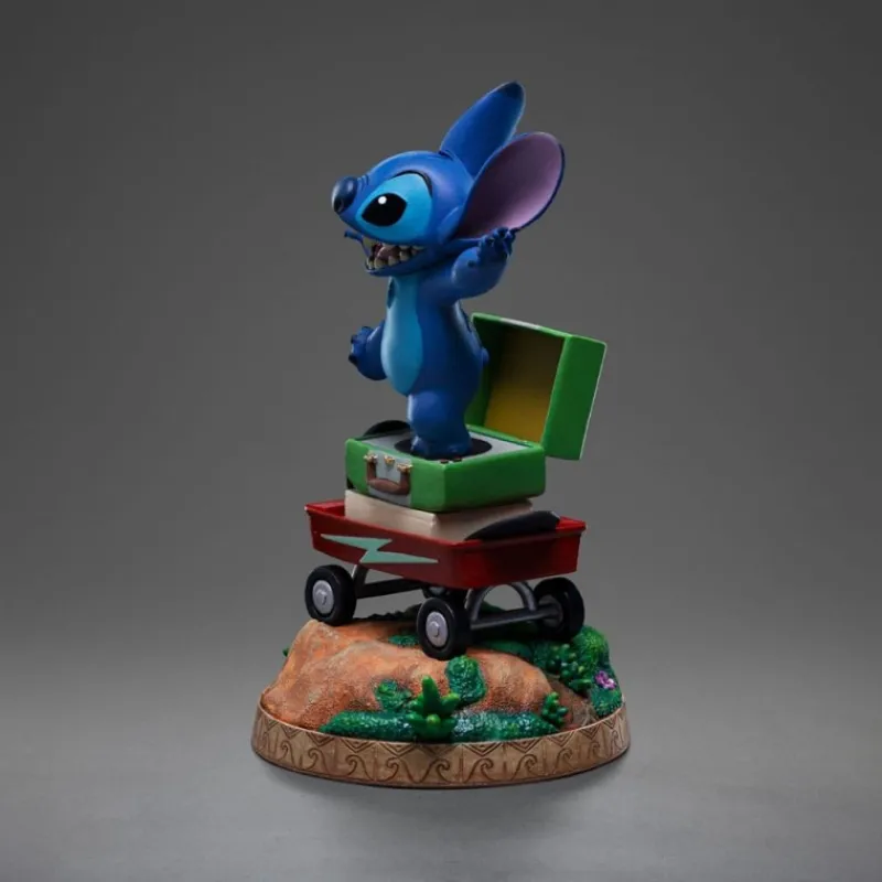 Iron Studios Películas Y Personajes De Disney ·Lilo Y Stitch|Figuras Disney De Colección ^Estatua de Stitch 1/10 Art Scale 17 cm de
