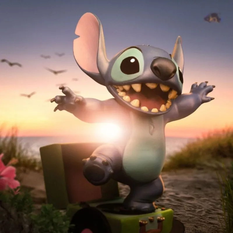 Iron Studios Películas Y Personajes De Disney ·Lilo Y Stitch|Figuras Disney De Colección ^Estatua de Stitch 1/10 Art Scale 17 cm de