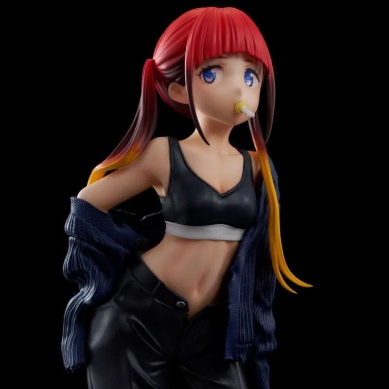 New Estatua Gridman Universe Zozo Black Collection Chise Asukagawa 21 cm Figuras