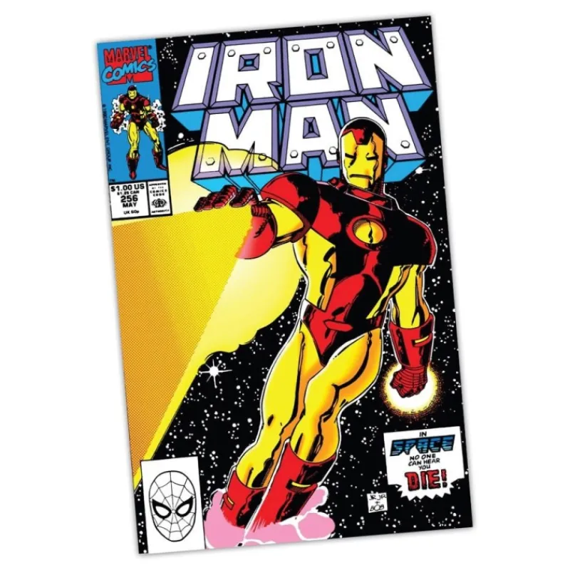 Outlet Estatua Iron Man 1/6 PVC 26 cm con Cómic Superhéroes Marvel|Coleccionismo Marvel