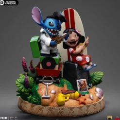Outlet Estatua Lilo & Stitch 1/10 Deluxe Art Scale 20 cm Películas Y Personajes De Disney ·Lilo Y Stitch|Figuras Disney De Colección