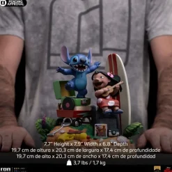 Outlet Estatua Lilo & Stitch 1/10 Deluxe Art Scale 20 cm Películas Y Personajes De Disney ·Lilo Y Stitch|Figuras Disney De Colección