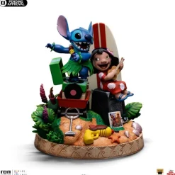 Outlet Estatua Lilo & Stitch 1/10 Deluxe Art Scale 20 cm Películas Y Personajes De Disney ·Lilo Y Stitch|Figuras Disney De Colección