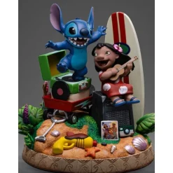 Outlet Estatua Lilo & Stitch 1/10 Deluxe Art Scale 20 cm Películas Y Personajes De Disney ·Lilo Y Stitch|Figuras Disney De Colección