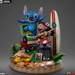 Outlet Estatua Lilo & Stitch 1/10 Deluxe Art Scale 20 cm Películas Y Personajes De Disney ·Lilo Y Stitch|Figuras Disney De Colección