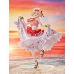 Claynel Figuras^Estatua Lycoris Recoil PVC 1/7 Chisato Nishikigi Hawaii Ver. 24 cm