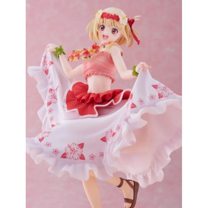Claynel Figuras^Estatua Lycoris Recoil PVC 1/7 Chisato Nishikigi Hawaii Ver. 24 cm