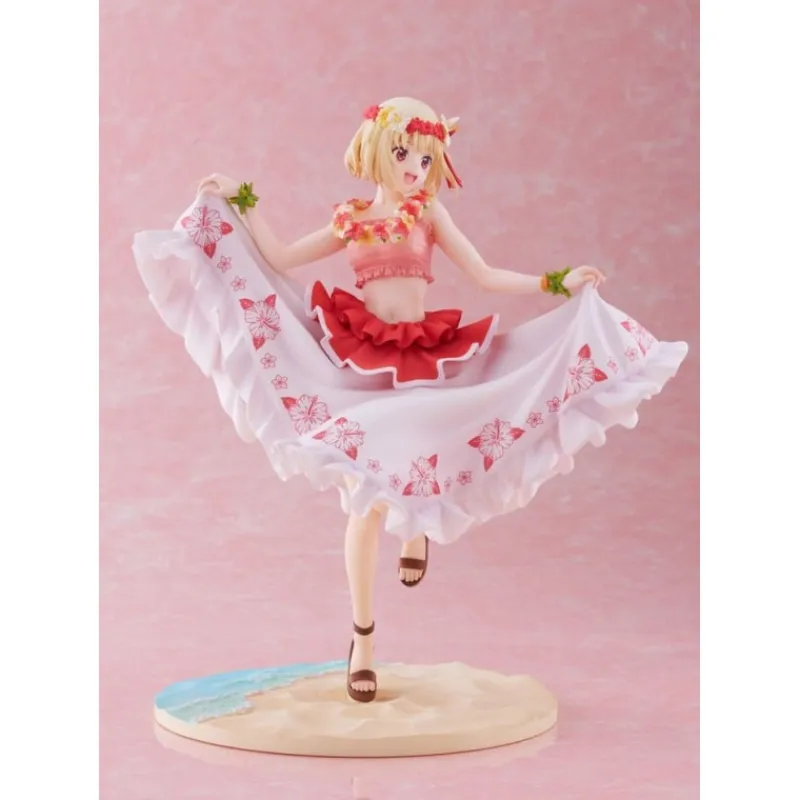 Claynel Figuras^Estatua Lycoris Recoil PVC 1/7 Chisato Nishikigi Hawaii Ver. 24 cm