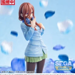 Sega Figuras^Estatua Miku Nakano 20 cm PVC The Quintessential Quintuplets