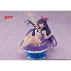 Hot Estatua PVC 10 cm Tohka Yatogami Aqua Float Girls Date A Live V Figuras