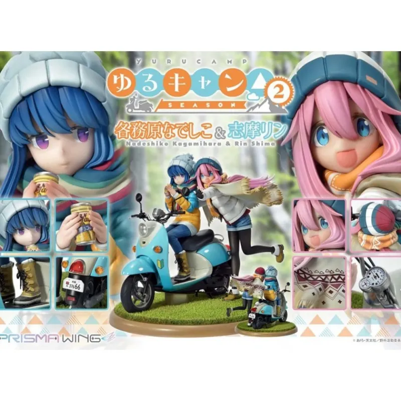 Prime 1 Studio Figuras^Estatua PVC 1/7 Prisma Wing Nadeshiko Kagamihara & Rin Shima 24 cm