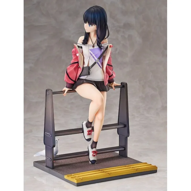 Hot Estatua PVC 1/7 Rikka Takarada Blue Sky Station 21 cm Figuras