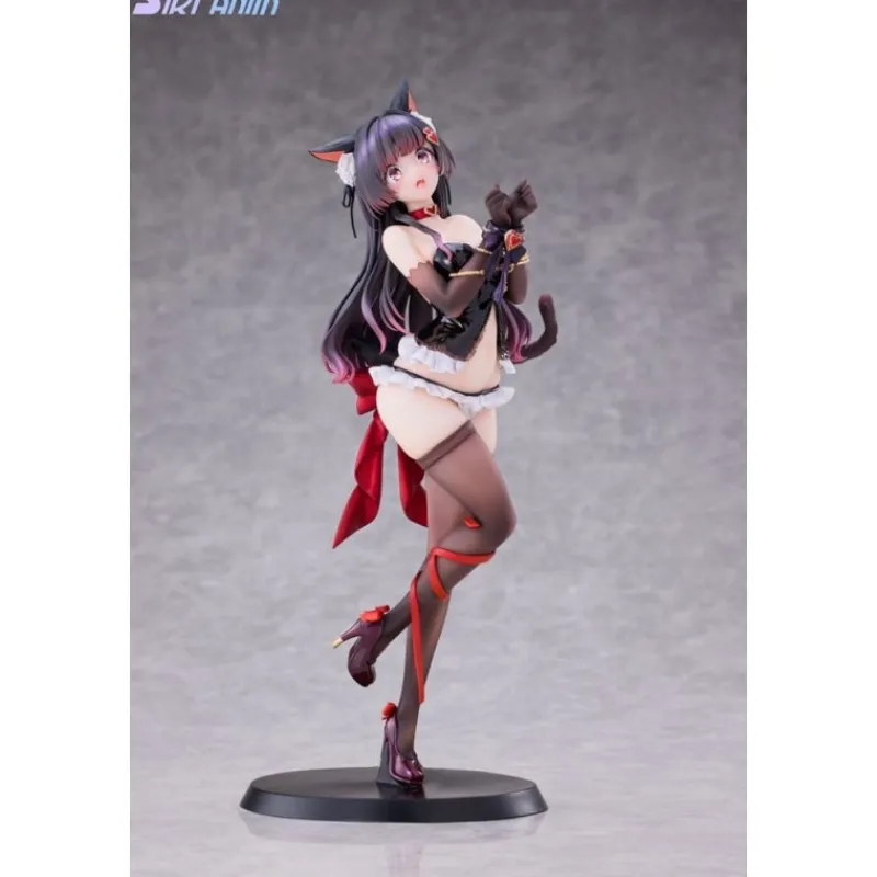 Clearance Estatua PVC 1/7 Shibarare Cat Ruhuna-chan 26 cm Figuras