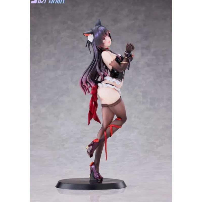 Clearance Estatua PVC 1/7 Shibarare Cat Ruhuna-chan 26 cm Figuras