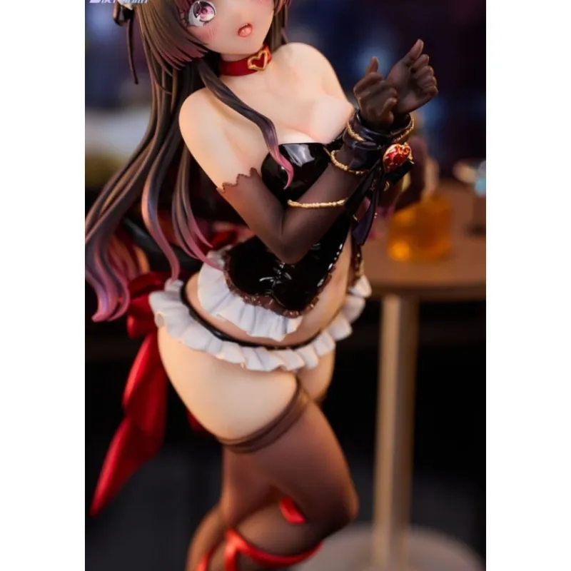 Clearance Estatua PVC 1/7 Shibarare Cat Ruhuna-chan 26 cm Figuras