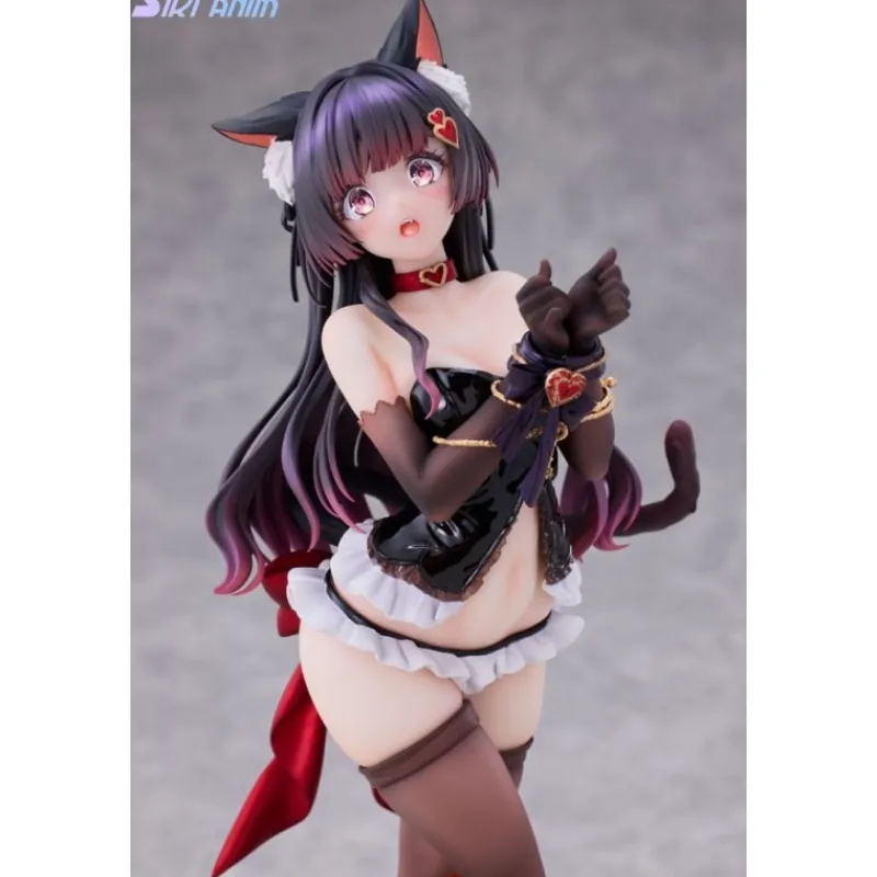 Clearance Estatua PVC 1/7 Shibarare Cat Ruhuna-chan Deluxe Edition 26 cm Figuras