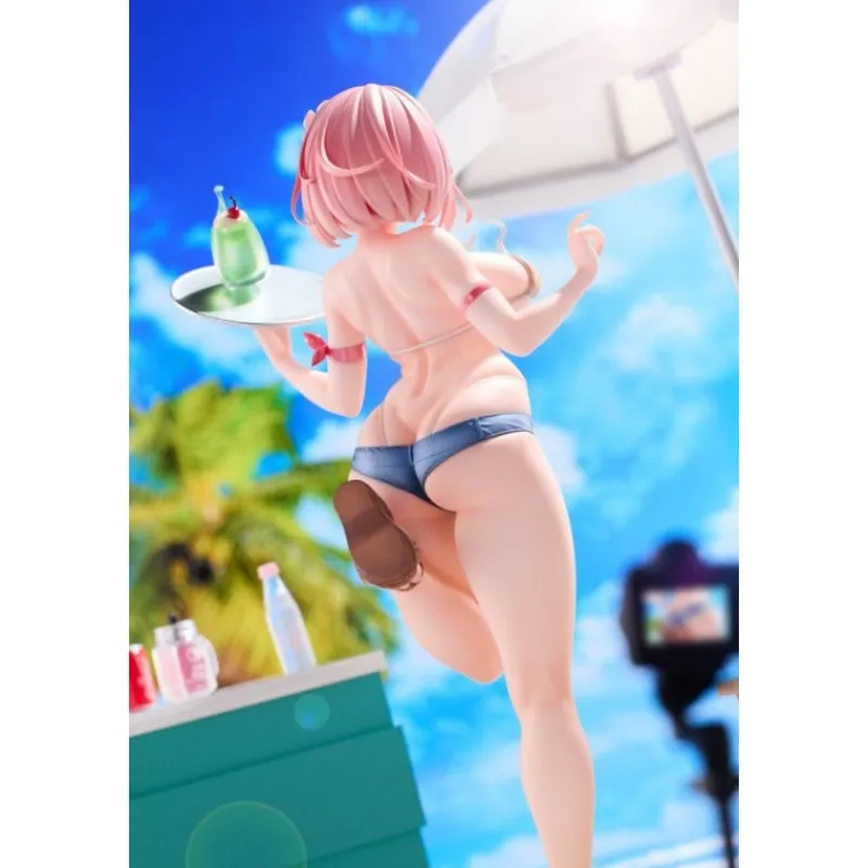 Hobby Sakura Figuras^Estatua PVC 1/7 Summer Waiter por Kink Edición Limitada