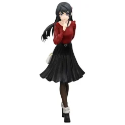 New Estatua PVC Mai Sakurajima Winter Outfit Ver. 21 cm - Rascal Does Not Dream of Bunny Girl Senpai Figuras