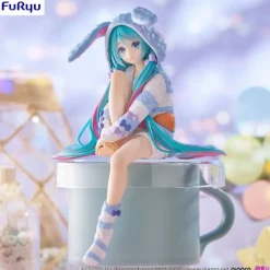 FuRyu Figuras^Estatua PVC Noodle Stopper Hatsune Miku Rabbit Ear Hood 14 cm