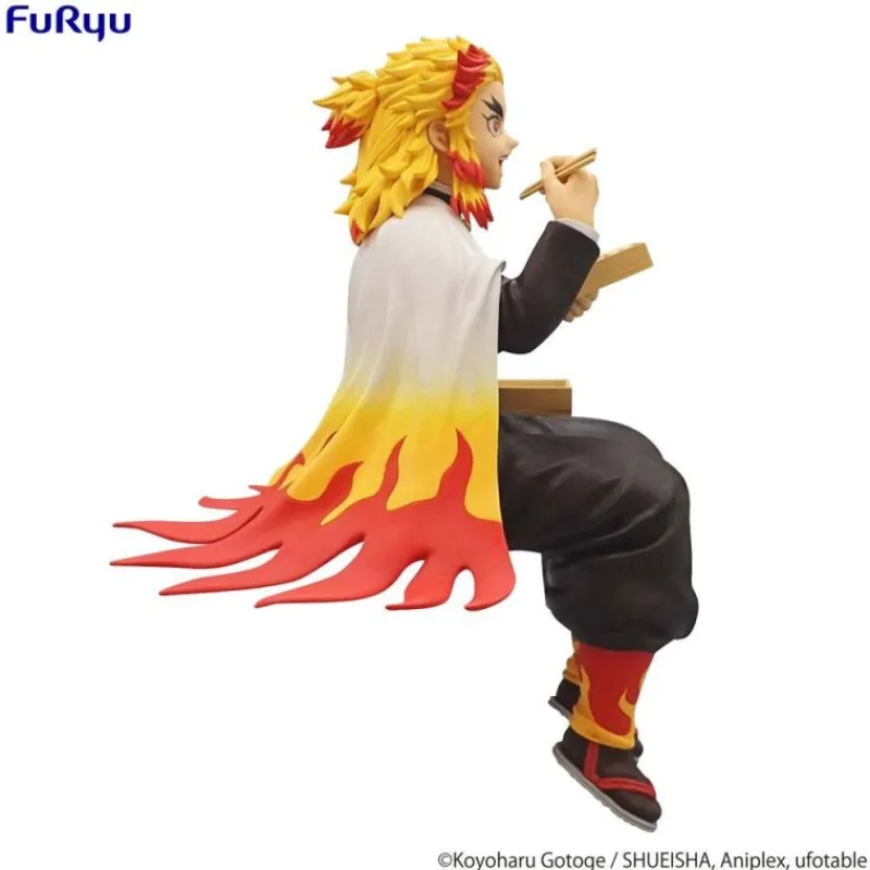 FuRyu Figuras^Estatua PVC Noodle Stopper Rengoku Kyojuro 14 cm Demon Slayer