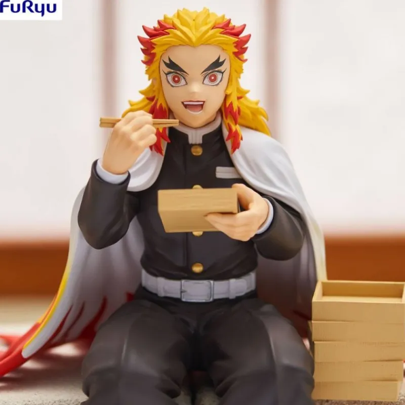 FuRyu Figuras^Estatua PVC Noodle Stopper Rengoku Kyojuro 14 cm Demon Slayer