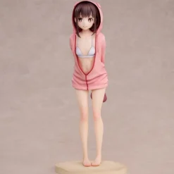 Best Estatua PVC Original Character Swimsuit Hoodie Misaki 26 cm Figuras