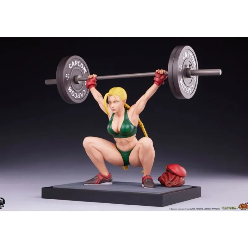 Premium Collectibles Studio Descuentos Gaming^Estatua Street Fighter Cammy Powerlifting 1/4 41 cm