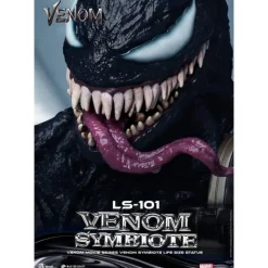 Beast Kingdom Cosas De Villanos Marvel|Coleccionismo Marvel^Estatua tamaño real Venom Symbiote 24 cm