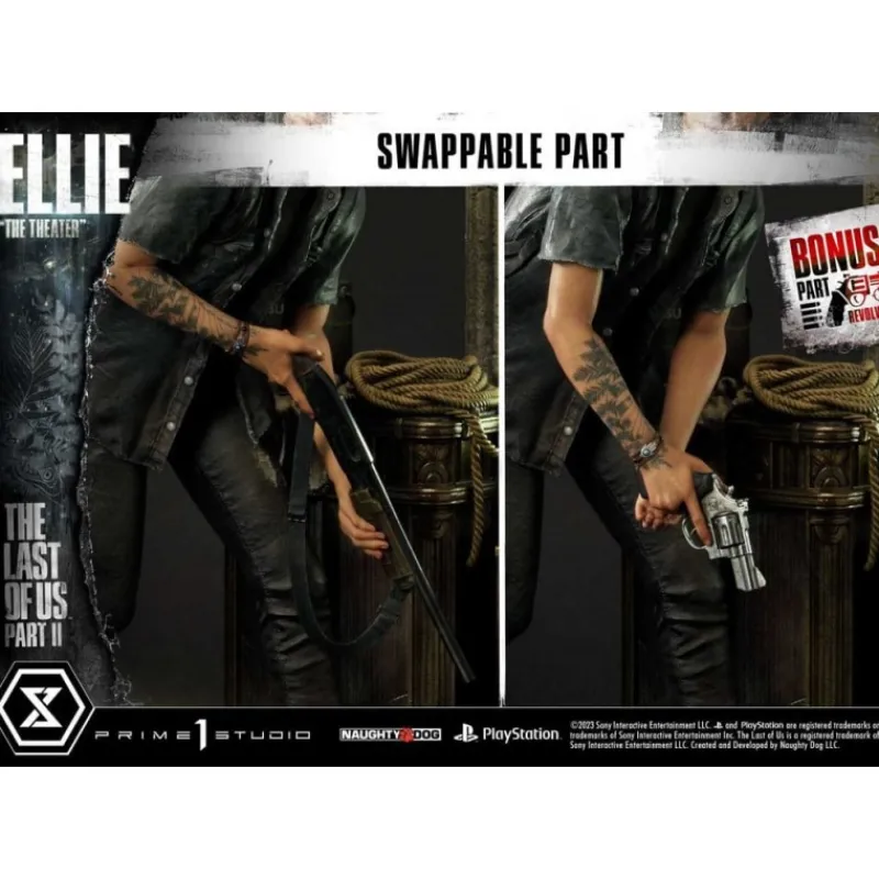 Prime 1 Studio Regalos Y Coleccionismo Para Gamers - Cosas De Videojuegos Míticos|Descuentos Gaming^Estatua The Last of Us Part II 1/4 Ultimate Premium Masterline Series Ellie "The Theater" Bonus Version 58 cm