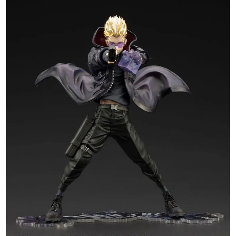 Kotobukiya Figuras^Estatua Trigun Stampede ARTFXJ Vash the Stampede The Gunman in Black Ver. 22 cm