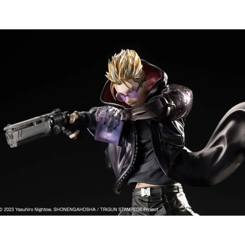 Kotobukiya Figuras^Estatua Trigun Stampede ARTFXJ Vash the Stampede The Gunman in Black Ver. 22 cm