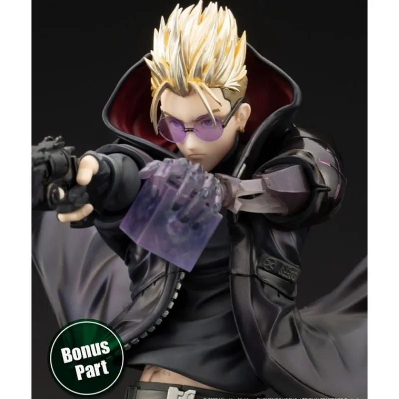 Kotobukiya Figuras^Estatua Trigun Stampede ARTFXJ Vash the Stampede The Gunman in Black Ver. 22 cm