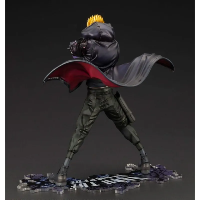 Kotobukiya Figuras^Estatua Trigun Stampede ARTFXJ Vash the Stampede The Gunman in Black Ver. 22 cm