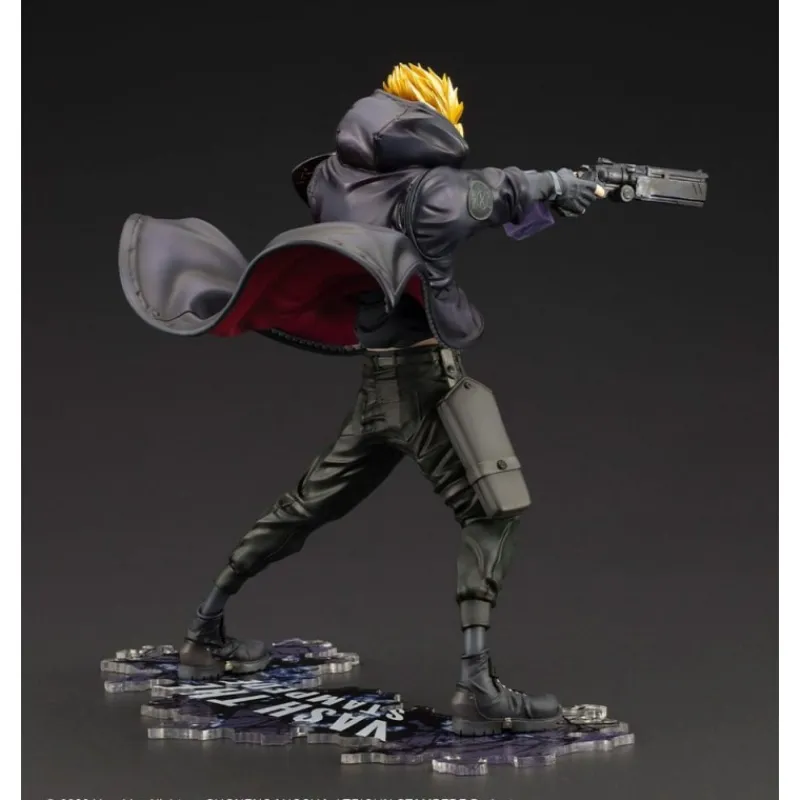 Kotobukiya Figuras^Estatua Trigun Stampede ARTFXJ Vash the Stampede The Gunman in Black Ver. 22 cm