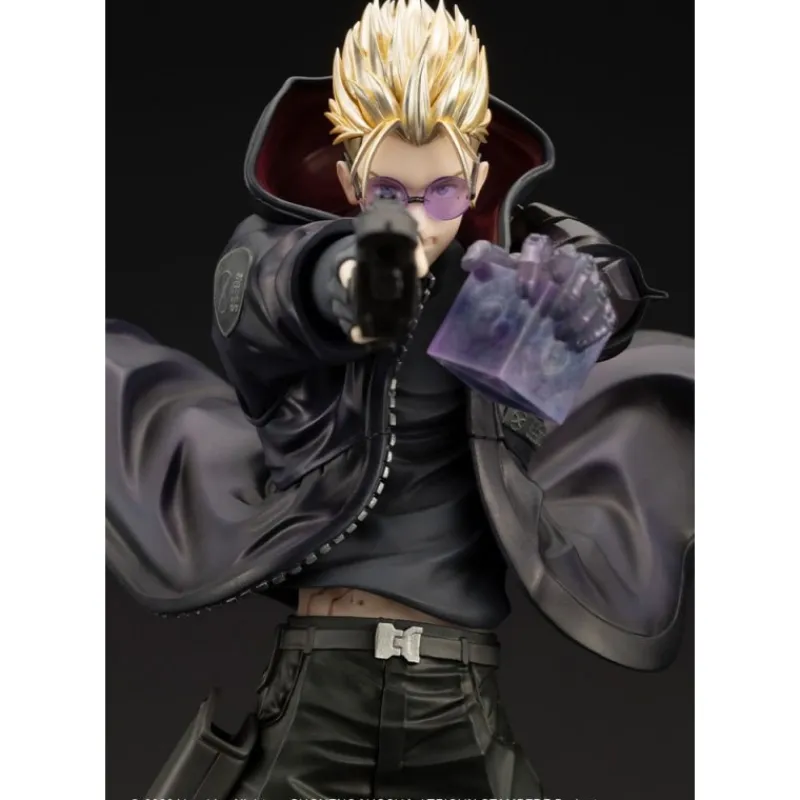 Kotobukiya Figuras^Estatua Trigun Stampede ARTFXJ Vash the Stampede The Gunman in Black Ver. 22 cm