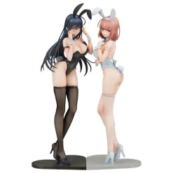 Hot Estatuas 1/6 Black Bunny Aoi & White Bunny Natsume 30-31 cm Figuras