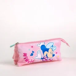 Sale Estuche Portatodo 3 Compartimentos Minnie Disney Para Niñas|Para El Cole