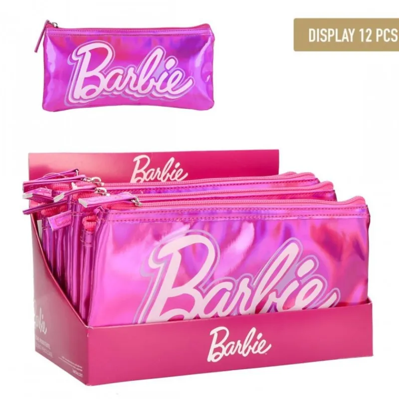 Cerdá Kids Para El Cole^Estuche Portatodo Iridiscente Barbie 100% PU