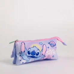Best Estuche Portatodo Stitch con 3 Compartimentos - Lilac Para El Cole|Stitch Kids